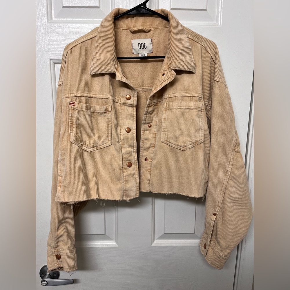 Urban Outfitters cropped corduroy jacket